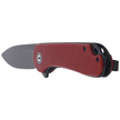 Nóż składany CIVIVI Elementum Flipper Burgundy G10, Black Stonewashed (C907A-1)
