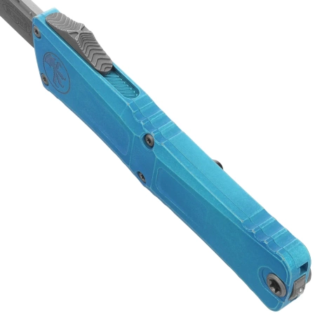 Nóż automatyczny OTF Microtech Combat Troodon Gen III S/E Marbled Blue Aluminium, Apocalyptic M390MK by Tony Marfione (1143-10MBL)