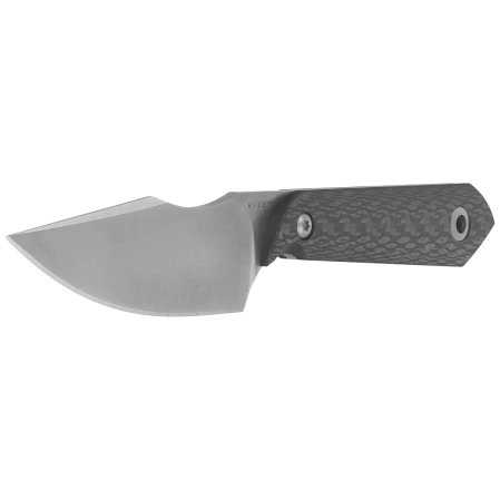 Kizer Mini Harpoon Knife Carbon Fiber, Satin M390 by Maverick Customs (1040S8)