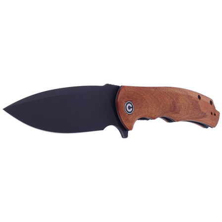 Nóż składany Civivi Praxis Cuibourtia Wood, Black Stonewashed 9Cr18MoV (C803H)