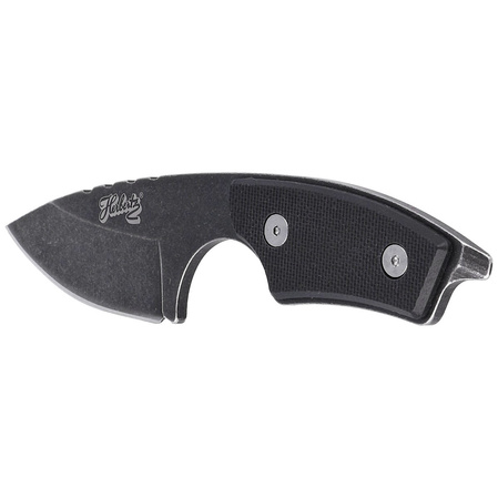 Nóż na szyję Herbertz CJH Neck Knife Black G10, Black Stonewashed 420 (10000345)