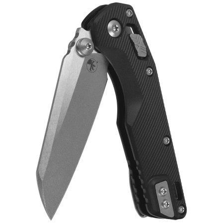Microtech MSI Mini S/E Knife Black Fluted Aluminum, Stonewashed M390MK by Tony Marfione (210M-10FL)