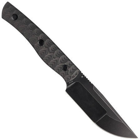 Bestech Heidi Blacksmith 2 Carbon Fiber, Black Stonewashed CPM S35VN by Heidi knife (BFK04B)