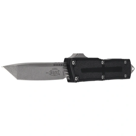 Nóż automatyczny OTF Microtech Scarab II Gen III T/E Black Aluminium, Stonewashed M390MK by Tony Marfione (1279-10)