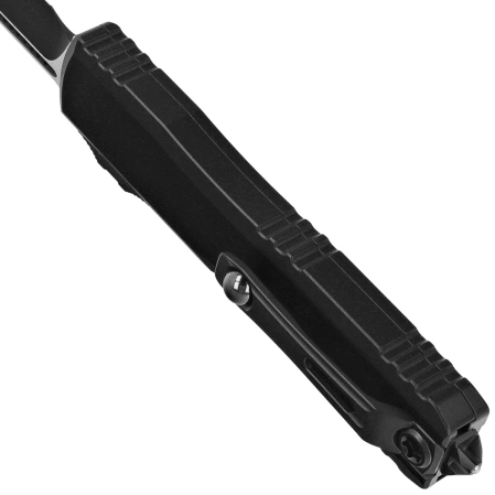 Nóż automatyczny OTF Microtech Ultratech Gen IV S/E Tactical Black Aluminium, Black M390MK by Tony Marfione (11214-1T)