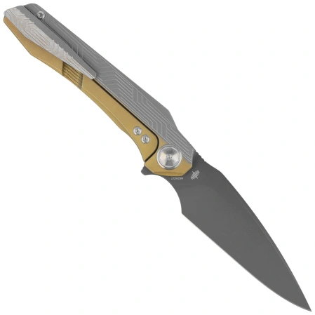 Nóż składany Bestech Wet Nellie Bronze/Gray Titanium, Grey PVD MagnaCut by Grzegorz Grabarski (BT2505D)