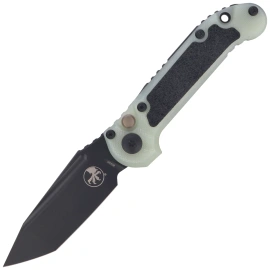 Microtech LUDT Gen III T/E Signature Automatic Knife Jade Green G10, Black M390MK by Tony Marfione (1136-1GT-JGS-X4)