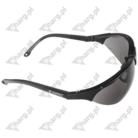 Okulary ochronne OPC Tactic Hawk 2.2mm Matt Black / Smoke (5906718283085)