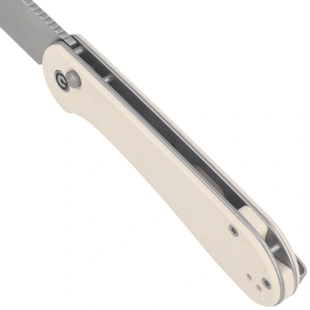 Civivi Button Lock Elementum Ivory G10, Satin 14C28N (C2103E)