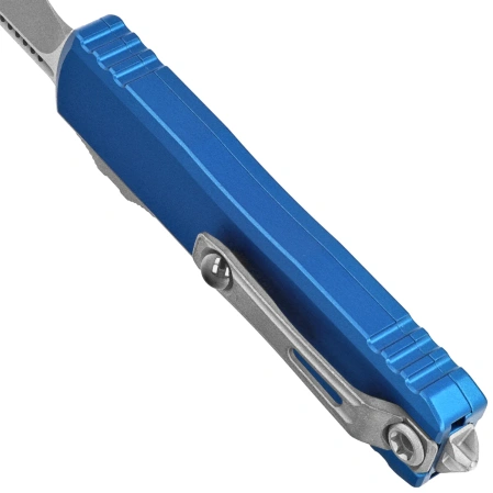 Nóż automatyczny OTF Microtech UTX-85 Gen IV S/E Blue Aluminium, Apocalyptic M390MK by Tony Marfione (12314-10APBL)