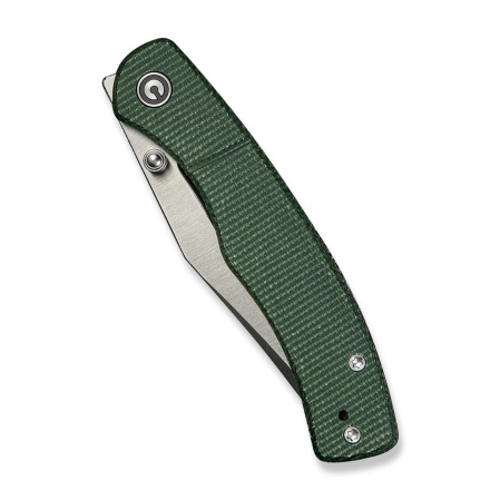 Nóż składany Civivi Clingman Green Canvas Micarta, Satin Nitro-V by Taylor Martin Best Damn EDC (C23065-4)