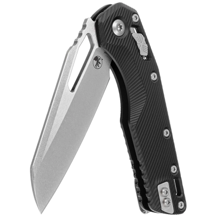 Nóż składany Microtech MSI S/E Black Fluted Aluminium, Stonewashed M390MK by Tony Marfione (210-10FL)
