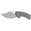 WE Knife Nefaris LE No 051/160 Tiger Stripe Titanium, Hand Rubbed Satin CPM 20CV (WE22040D-4)