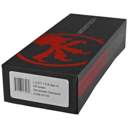 Microtech LUDT Gen III T/E Automatic Knife OD Green Aluminum, Stonewashed M390MK by Tony Marfione (1136-10OD)