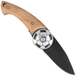 Third Decor Habitat Football Knife Beech Wood, Black 420 (N117N)