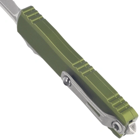 Nóż automatyczny OTF Microtech Ultratech Gen IV T/E OD Green Aluminium, Apocalyptic M390MK by Tony Marfione (11234-10APOD)