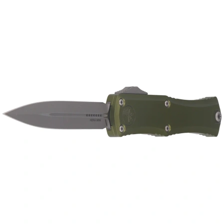 Microtech Hera II Mini D/E OTF Knife OD Green Aluminium, Apocalyptic M390MK by Tony Marfione (1702M-10APOD)