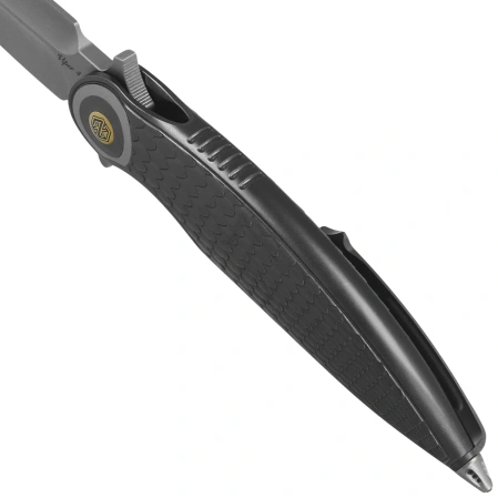 Nóż składany RikeKnife Viper 4 Dark Gray Titanium, Beadblasted M398 by Richard Wu (Viper 4-DG)