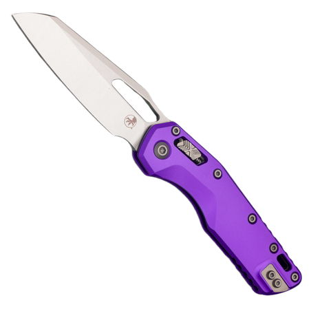Nóż składany Microtech MSI S/E Purple Aluminium, Stonewashed M390MK by Tony Marfione (210-10PU)