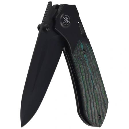 Nóż składany Remette Meteor Titanium/Carbon Fiber, DLC M390 (RTPT-KBC)