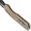 Microtech MSI S/E Knife Fluted Tan G10, Black Cerakote M390MK by Tony Marfione (210-1FLGTTA)