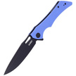 Nóż składany Kubey Raven Blue G10, Dark Stonewashed AUS-10 by Jelly Jerry (KB245H)