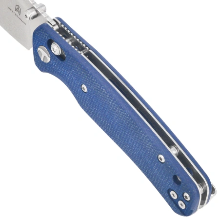 Nóż składany Bestechman Cicada's Wing Blue Micarta, Satin 10Cr15MoV (BMK06-M-1)