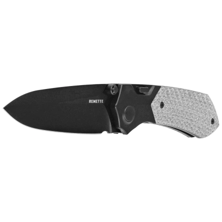 Nóż składany Remette Meteor Black DLC Titanium/Carbon Fiber, Black DLC M390 (RTPT-BDL)
