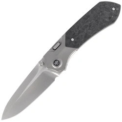 Nóż składany Remette Meteor Carbon Fiber/Titanium, Pearlescent M390 (RTPT-EL)