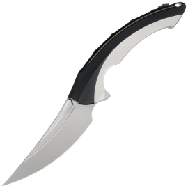 Rike Knife RK-Lamella-BP Black DLC Titanium, Satin M390
