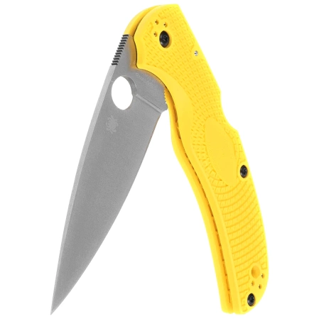 Nóż składany Spyderco Native Chief 2 Lightweight Salt Yellow FRN, Satin MagnaCut by Sal Glesser (C244PYL)