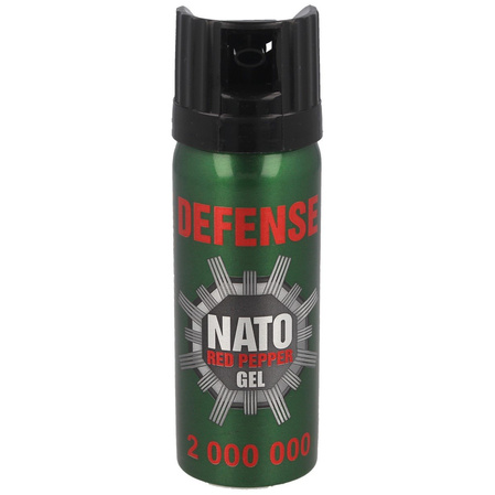 Zestaw dwóch gazów pieprzowych Sharg Nato Defence Gel 2mln Cone 50ml (41050-C)