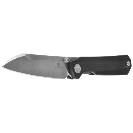 Bestechman Curvee Knife Black G10, Stonewashed/Satin AEB-L by Ostap Hel (BMK20A)