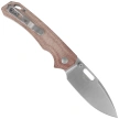 Nóż składany Kizer Outposter Brown Norplex UltreX Micarta, Satin Nitro-V (V3802BDA1)