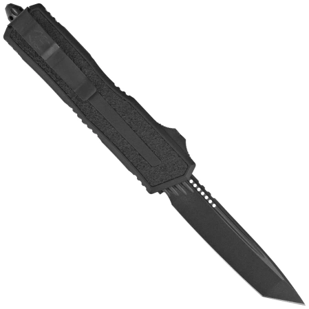 Microtech Scarab II Gen III T/E OTF Knife Black Aluminum, Shadow DLC M390MK by Tony Marfione (1279-1DLCTSH)