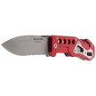 BlackFox Aluminium Red Rescue Folding Knife (BF-117)