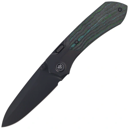 Nóż składany Remette Meteor Titanium/Carbon Fiber, DLC M390 (RTPT-KBC)