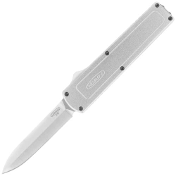 Nóż automatyczny Mikov Raptor Silver Aluminium, Satin 440C (V2411048)