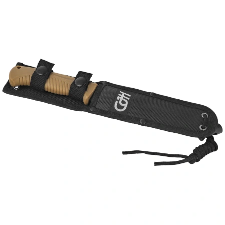 Nóż survivalowy CJH black powder-coated, Black 7Cr17MoV (10000752)