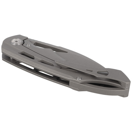 Nóż składany Bestech Fairchild Grey Titanium, Dark Beast Blast Stonewashed CPM S35VN by Kombou (BT2202B)