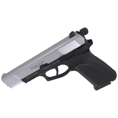 Airgun set 15: Voltran Ekol ES P66 White 4.5 mm Pistol, 1500 BBs, 10 CO₂ cartridges, 100 targets
