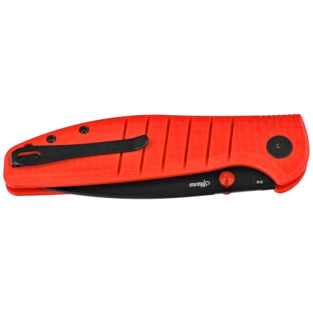 Nóż składany Bestechman Goodboy Red G10, Black PVD D2 by Keanu Alfaro (BMK04L)