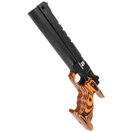 Reximex RPA Orange Laminated 4.5mm PCP Air Pistol with Regulator