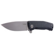 LionSteel Myto Knife Black Canvas, Satin M390 by Molletta ( (MT01 CVB)