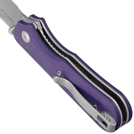 Nóż składany Civivi Crabby Purple G10, Stonewashed 14C28N by Ken Onion Jr. (C24055-2)