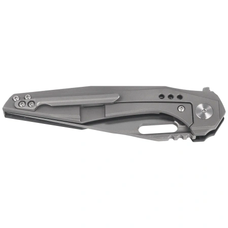 Bestech Malware Grey Titanium/Carbon Fiber, Stonewashed/Satin CPM S35VN by Todd Knife and Tool (BT1902C)