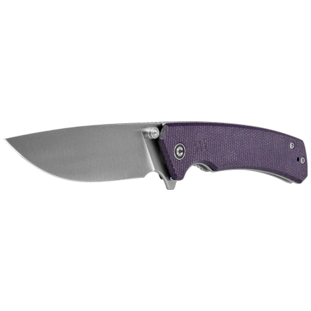 Civivi Merit Knife Purple Canvas Micarta, Satin 14C28N (C24012-3)