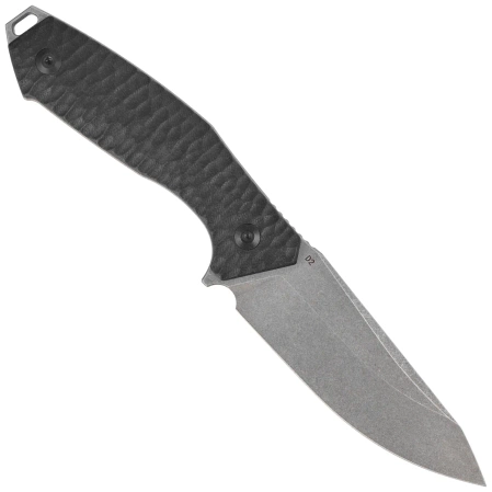 Nóż Remette Allosaurus Black G10, Stonewashed D2 (RTAS-B)