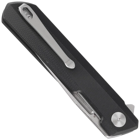 Nóż składany Bestechman Dundee Black G10, Stonewashed / Satin D2 by Ostap Hel (BMK01A)