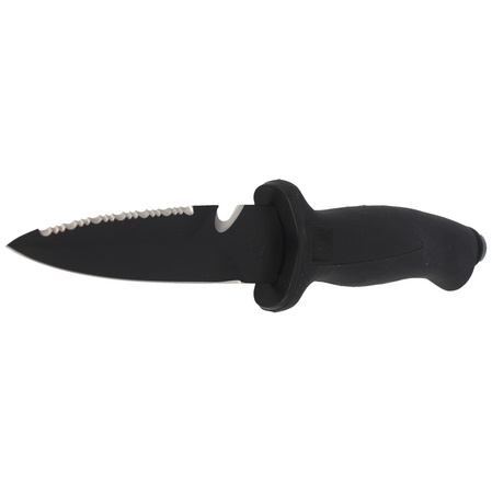 MAC Aquatys Stiletto 2 Diving Knife Black PP-TPE, Black Idroglider W 1.4060